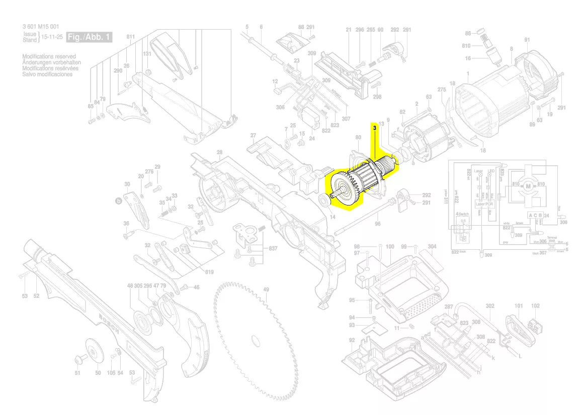 rotor 1 619 PA4 307 Bosch
